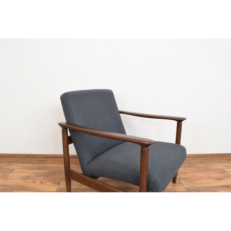 Vintage Poolse fauteuil van Edmund Homa voor Gościcińska Fabryka Mebli, 1960