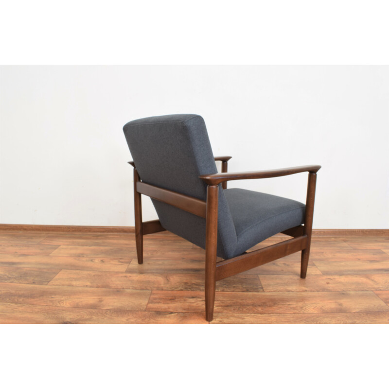 Mid-century Polish armchair by Edmund Homa for Gościcińska Fabryka Mebli, 1960s