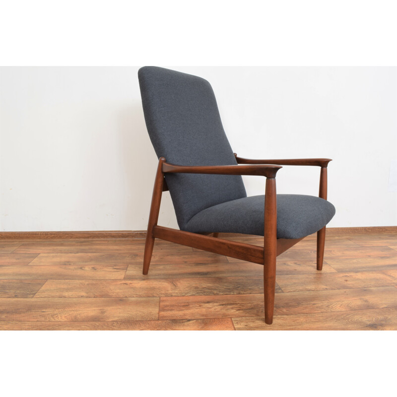 Vintage Poolse fauteuil van Edmund Homa voor Gościcińska Fabryka Mebli, 1960