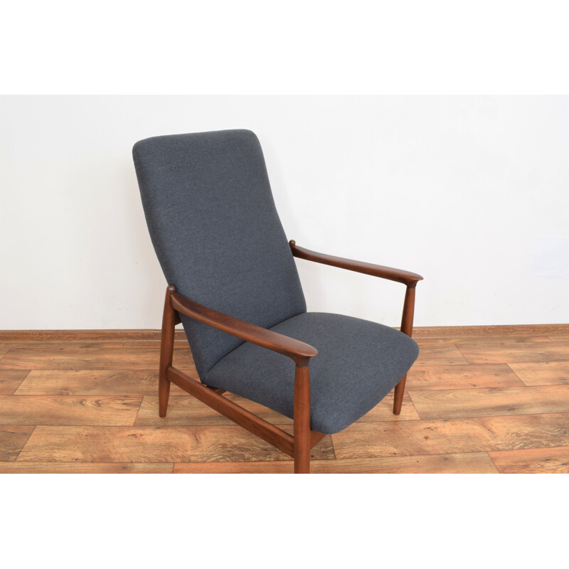 Vintage Poolse fauteuil van Edmund Homa voor Gościcińska Fabryka Mebli, 1960