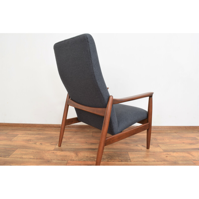 Mid-century Polish armchair by Edmund Homa for Gościcińska Fabryka Mebli, 1960s