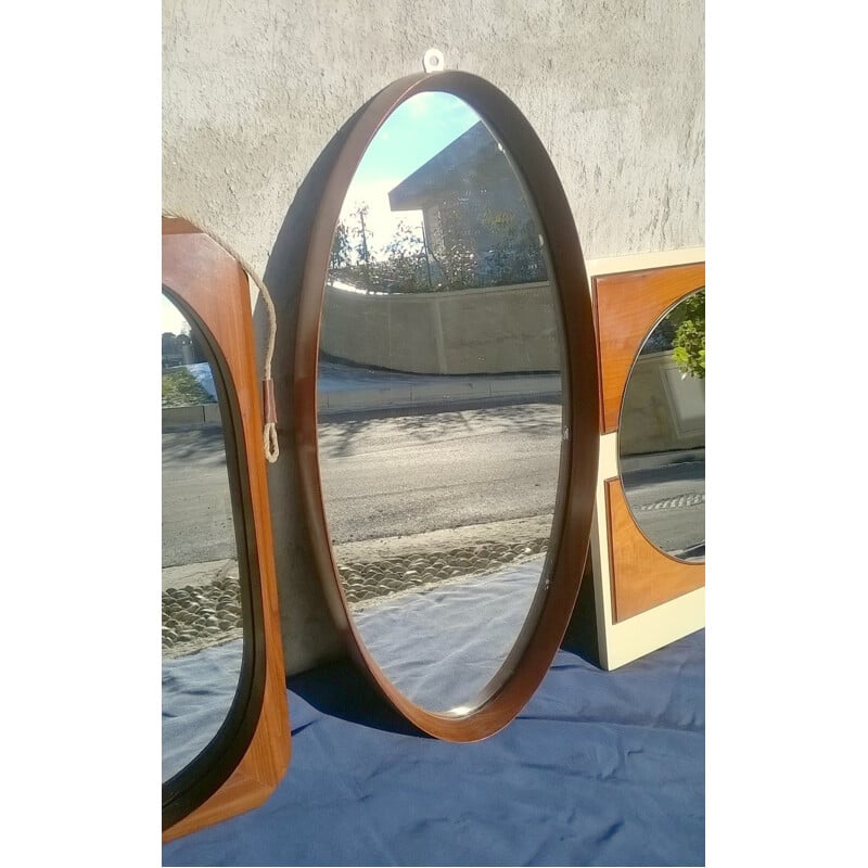 Ensemble de 4 miroirs italiens vintage - 1950