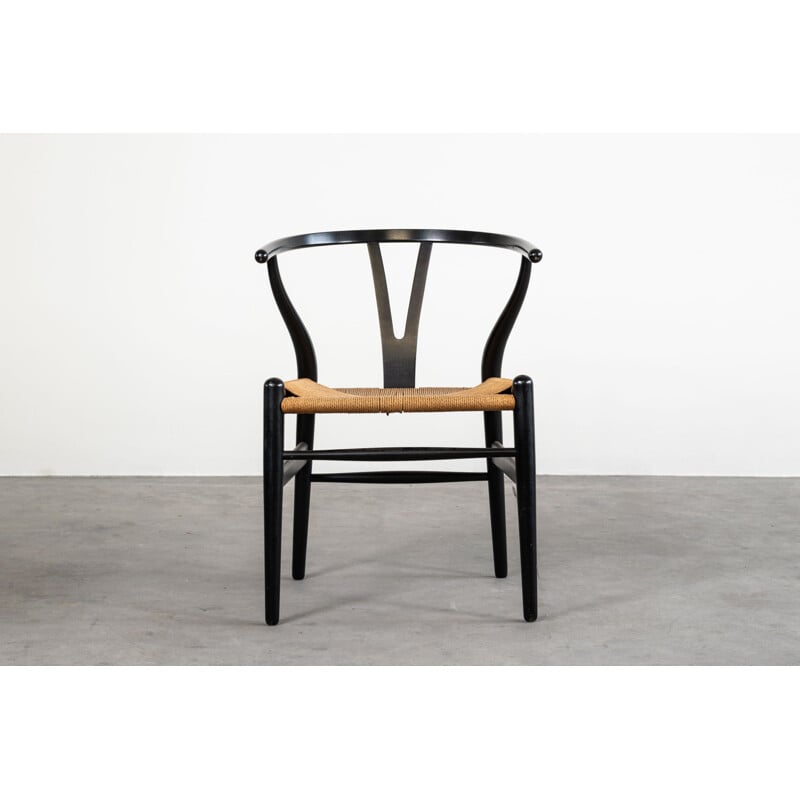 Juego de 6 sillas de madera vintage de Hans Jorgen Wegner, 1960