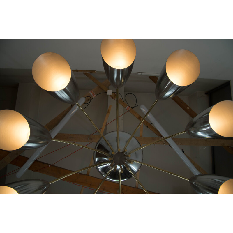 Space age chandelier, Czechoslovakia 1960