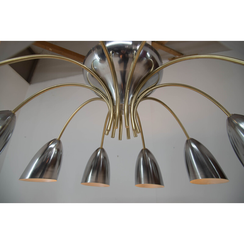 Space age chandelier, Czechoslovakia 1960