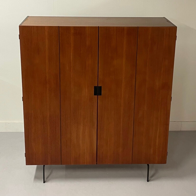 Armoire vintage en teck Ku14 de Cees Braakman pour Pastoe, 1950