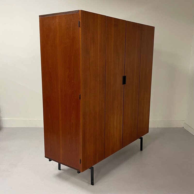 Armoire vintage en teck Ku14 de Cees Braakman pour Pastoe, 1950