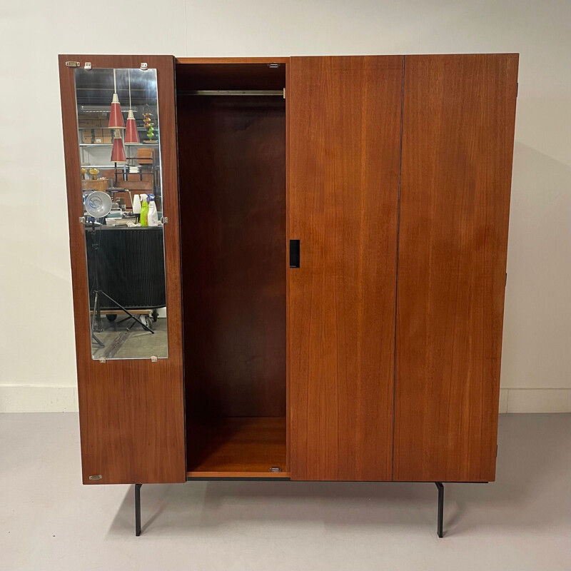 Armoire vintage en teck Ku14 de Cees Braakman pour Pastoe, 1950