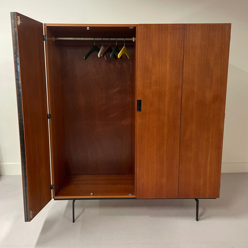 Armoire vintage en teck Ku14 de Cees Braakman pour Pastoe, 1950