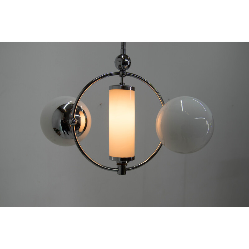 Vintage Bauhaus chandelier, 1930s