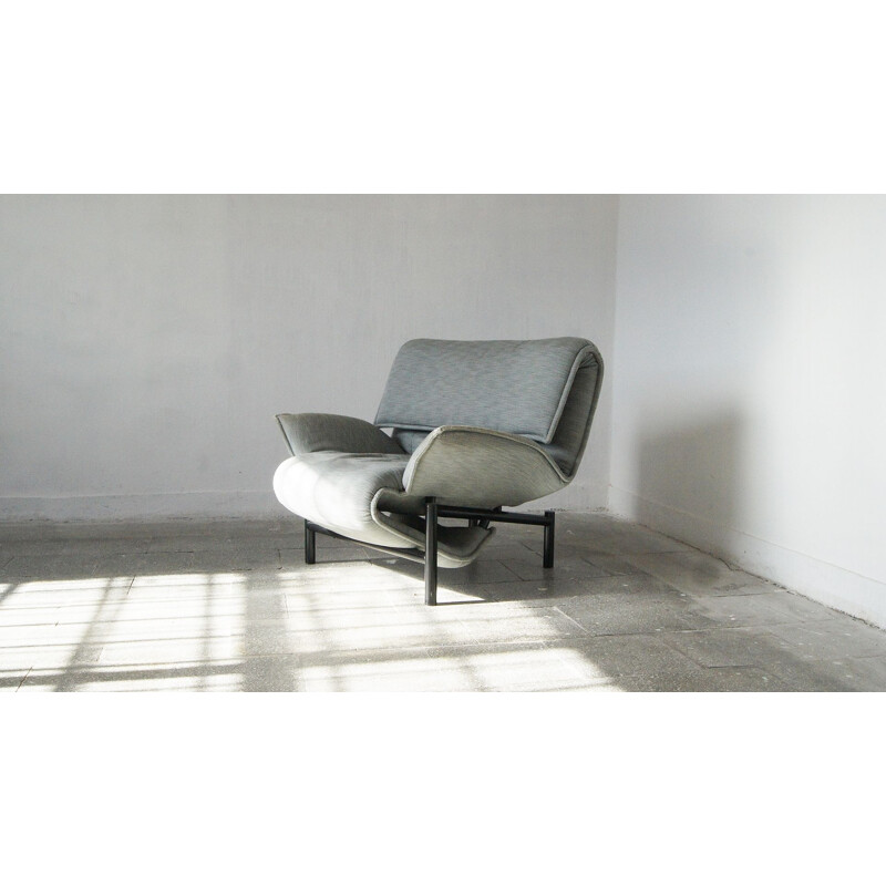 Vintage Veranda armchair by Vigo Magistretti for Cassina, Italy 1980s