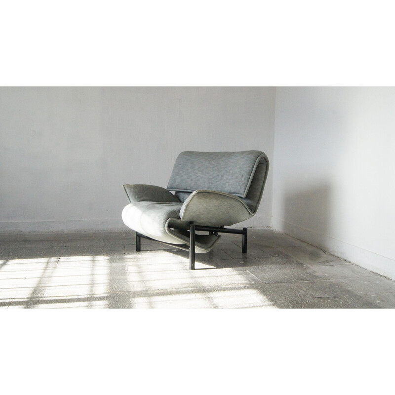 Vintage Veranda fauteuil van Vigo Magistretti voor Cassina, Italië 1980