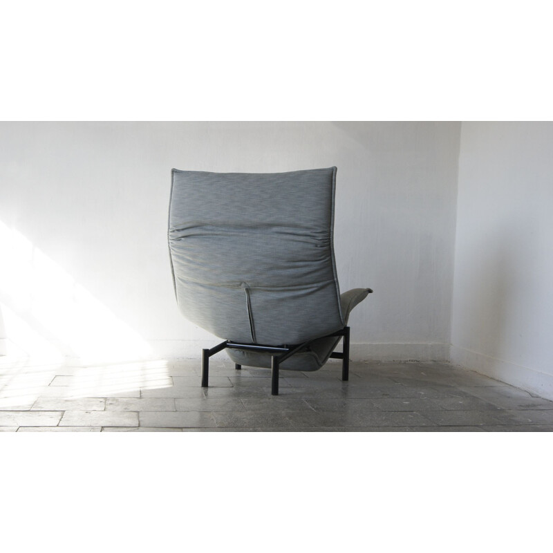 Vintage Veranda armchair by Vigo Magistretti for Cassina, Italy 1980s