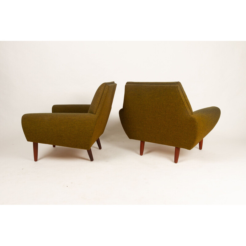 Pair of vintage armchairs by Kurt Østervig for Ryesberg Møbler, Denmark 1960