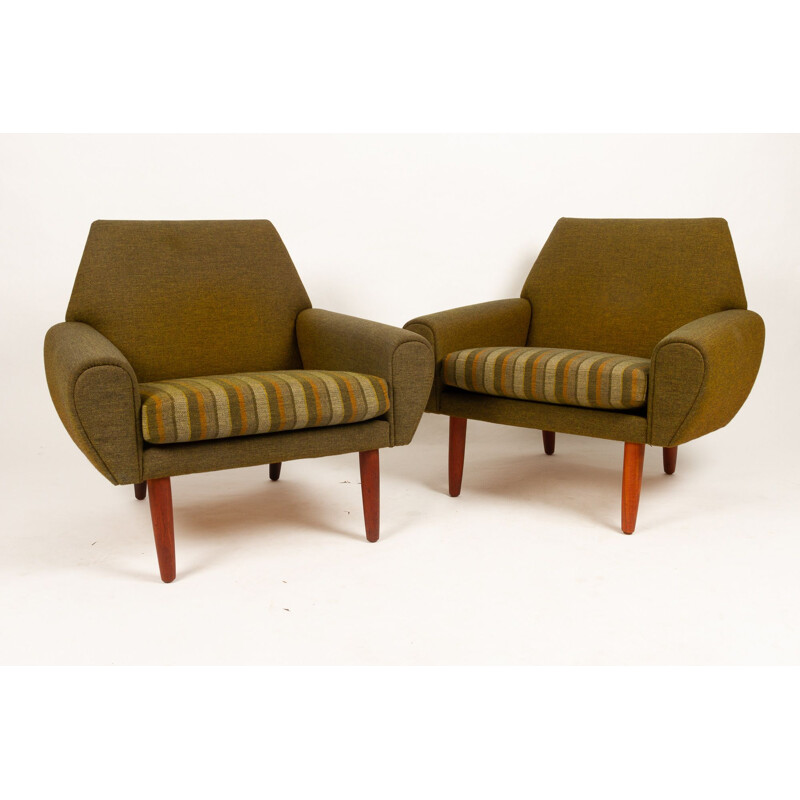 Paar vintage fauteuils van Kurt Østervig voor Ryesberg Møbler, Denemarken 1960