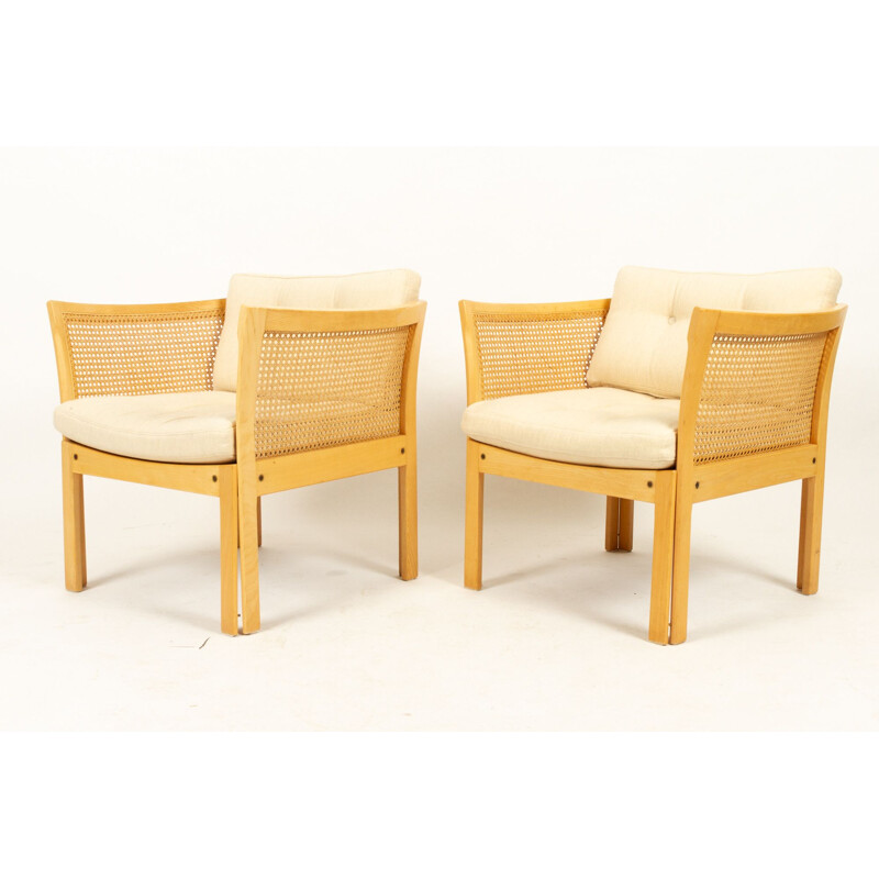 Danish vintage living room set by Illum Wikkelsø for Cfc Silkeborg, 1980s