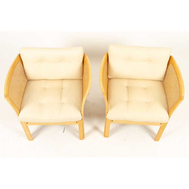 Danish vintage living room set by Illum Wikkelsø for Cfc Silkeborg, 1980s