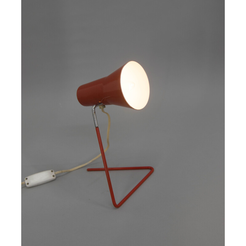 Vintage table lamp with adjustable shade by Hurka for Drupol, 1960