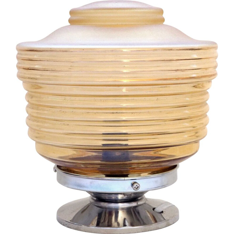 Vintage-Lampe aus Glaswaren, 1940