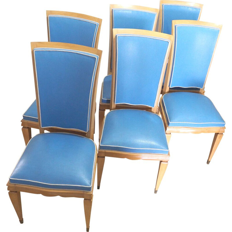 lot de 6 chaises vintage