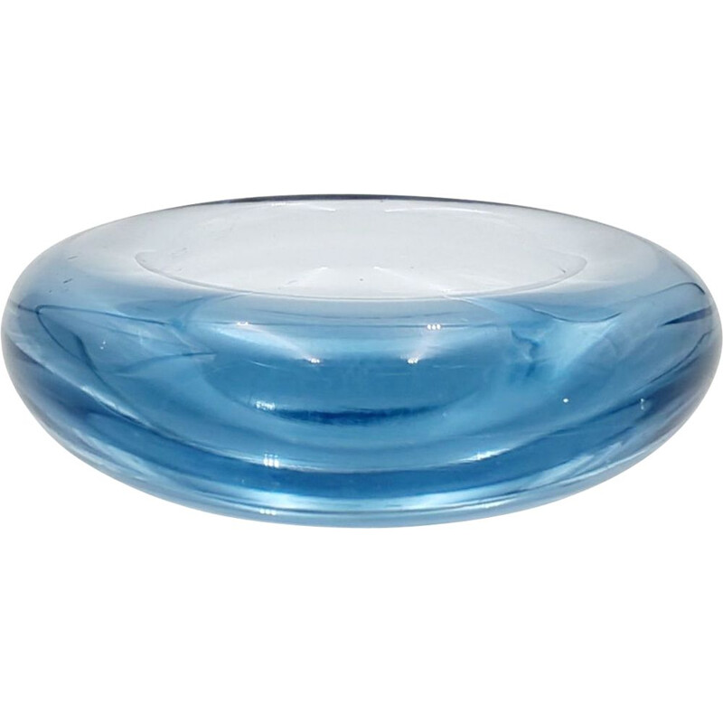 Vintage glass bowl by Per Lütken for Holmegaard, Denmark 1960