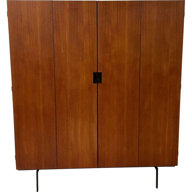 Teak vintage cabinet Ku14 by Cees Braakman for Pastoe, 1950s