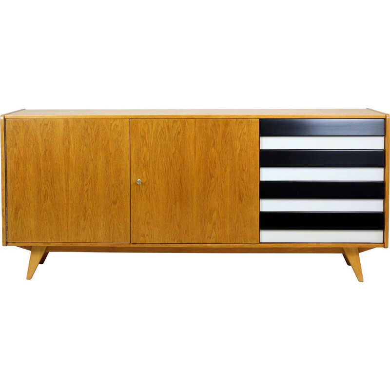 Vintage model U-460 sideboard by Jiří Jiroutek for Interier Praha, Czechoslovakia 1960s