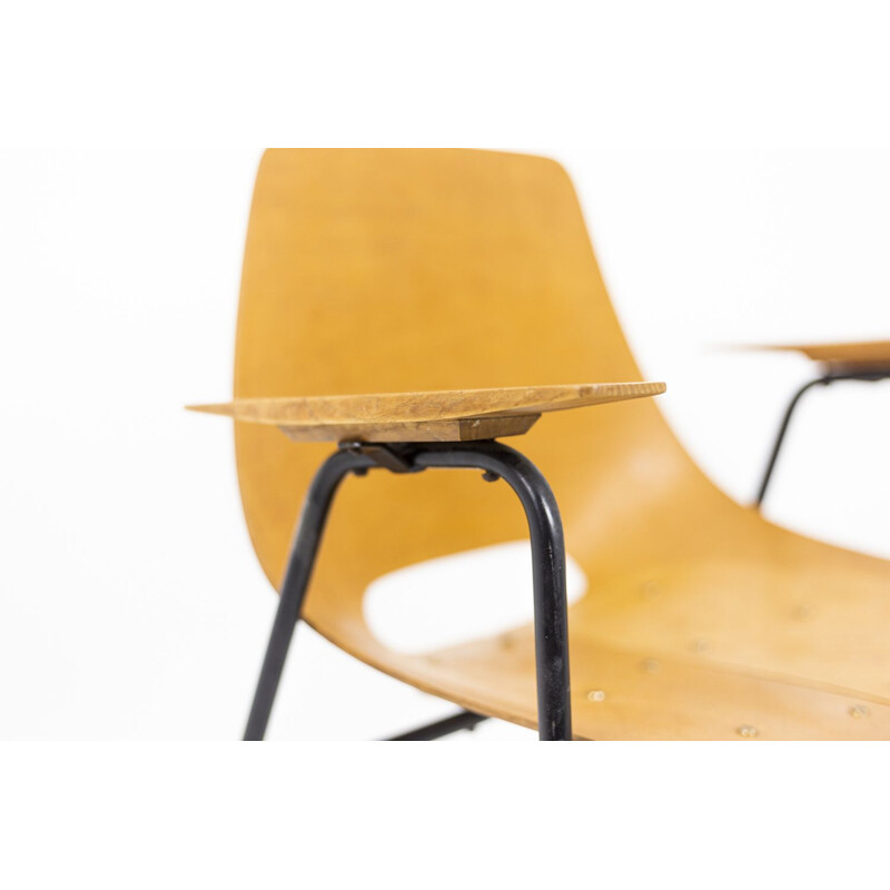 Fauteuil vintage en contreplaqué par Pierre Guariche, 1960