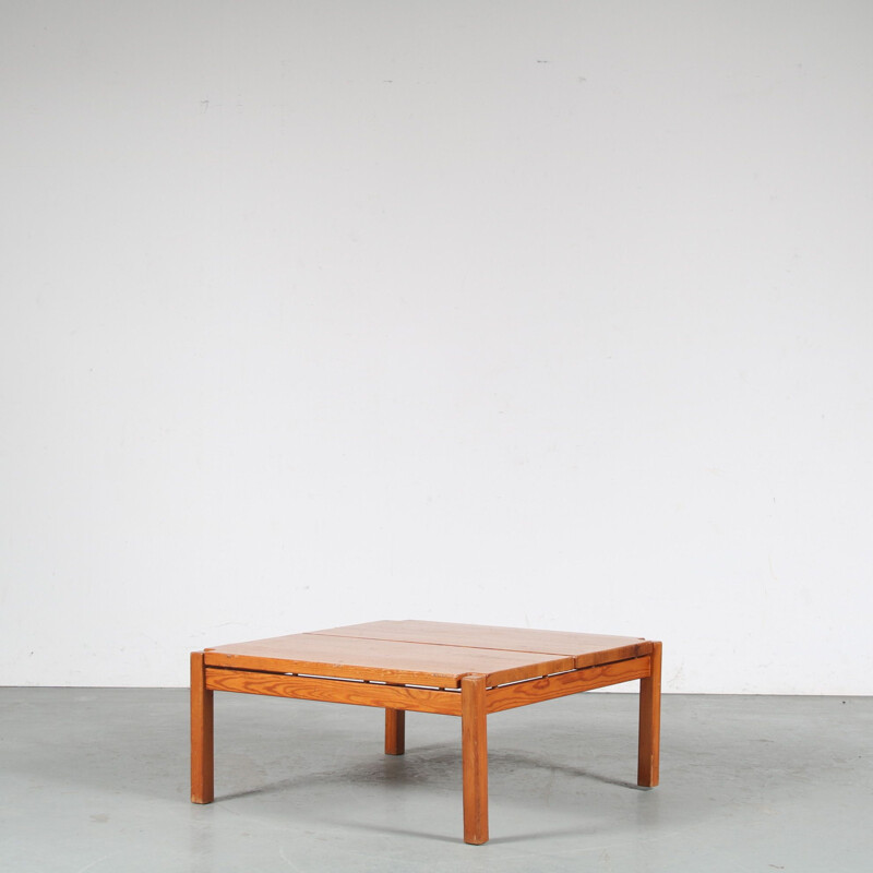 Table basse vintage "Hongisto" par Ilmari Tapiovaara pour Laukaan Puu, Finlande 1960