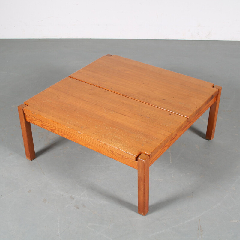 Table basse vintage "Hongisto" par Ilmari Tapiovaara pour Laukaan Puu, Finlande 1960