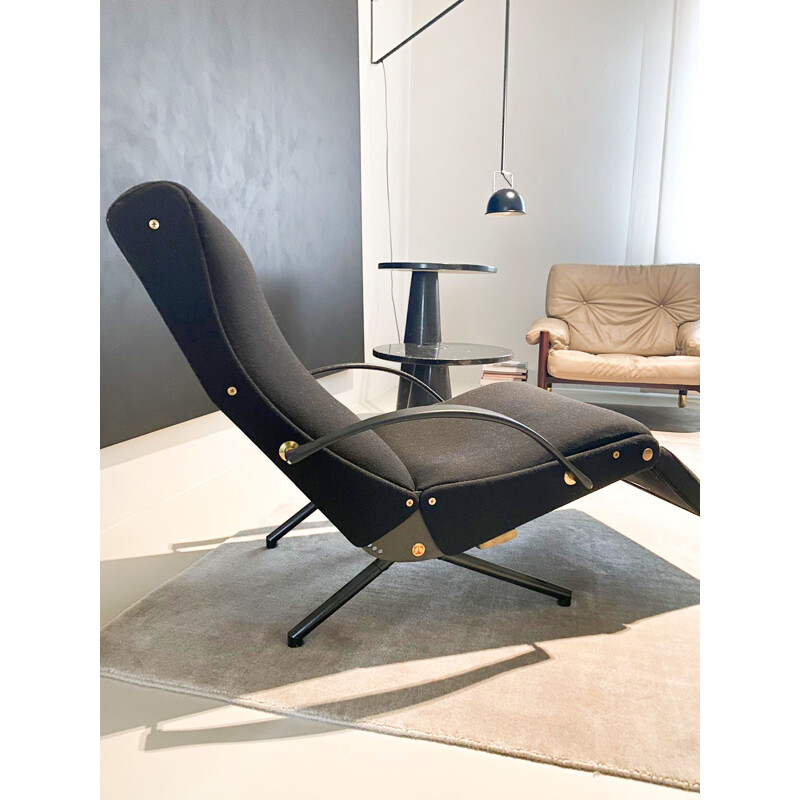 Vintage P40 first edition adjustable armchair by Osvaldo Borsani for Tecno, Italy 1955