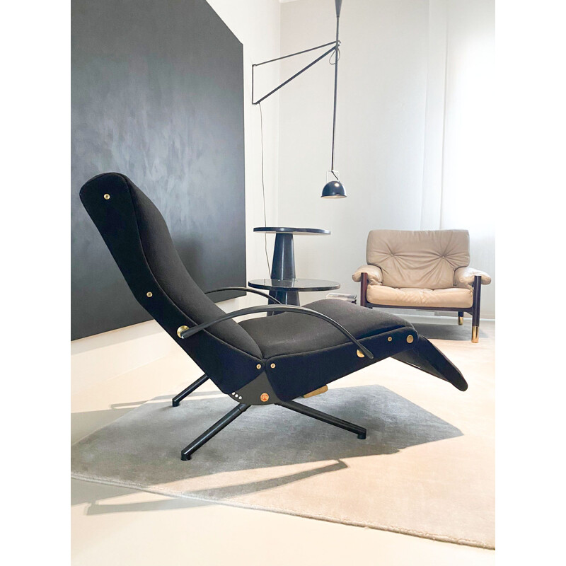 Fauteuil réglable vintage P40 première édition par Osvaldo Borsani pour Tecno, Italie 1955