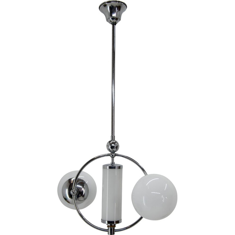 Vintage Bauhaus chandelier, 1930s