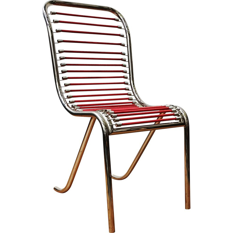 Vintage stoel van Michel Dufet voor Ecart International, 1960