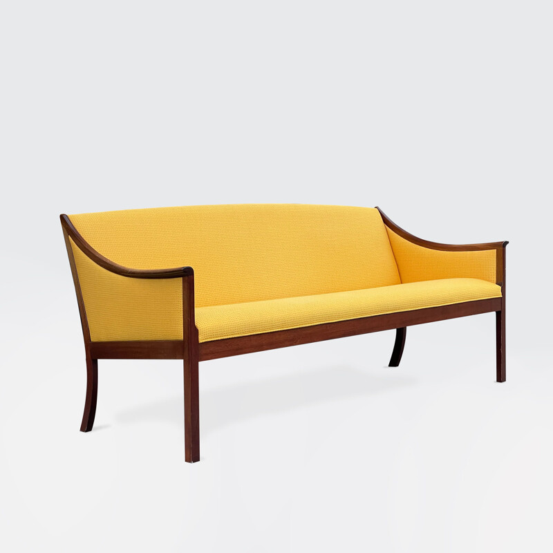 Vintage 3-seater sofa by Ole Wanscher for P. Jeppesen, Denmark 1960s