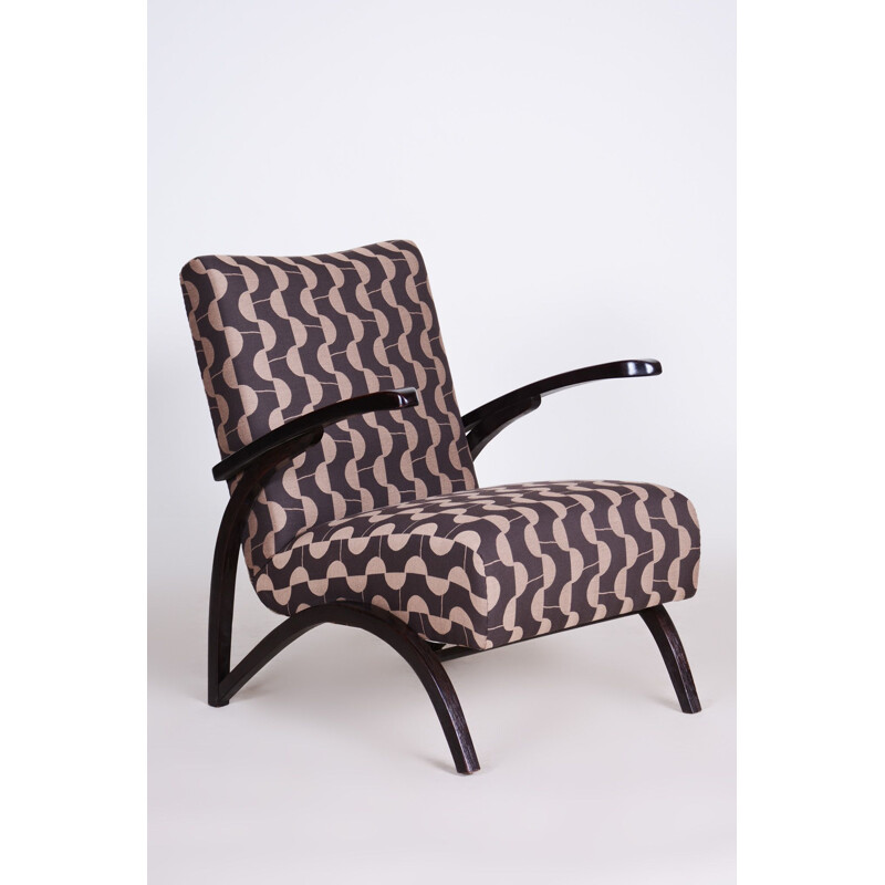 Vintage armchair by Jindrich Halabala for Up Zavody, Czechoslovakia 1930