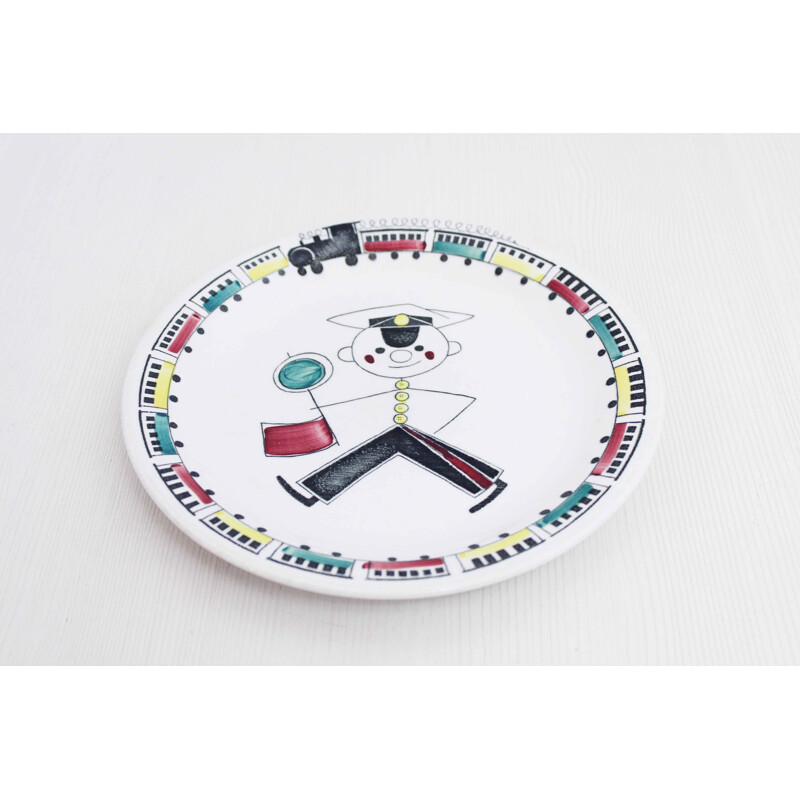 Vintage children's plate by Marianne Westman for Rorstrand