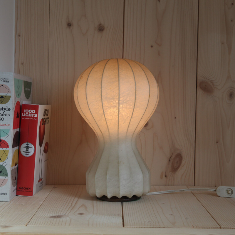 Lámpara Cocoon vintage de Achille y Pier Giacomo Castiglioni para Flos