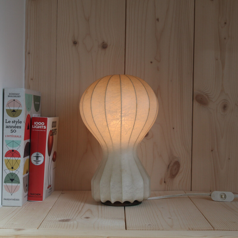 Cocoon vintage lamp van Achille en Pier Giacomo Castiglioni voor Flos