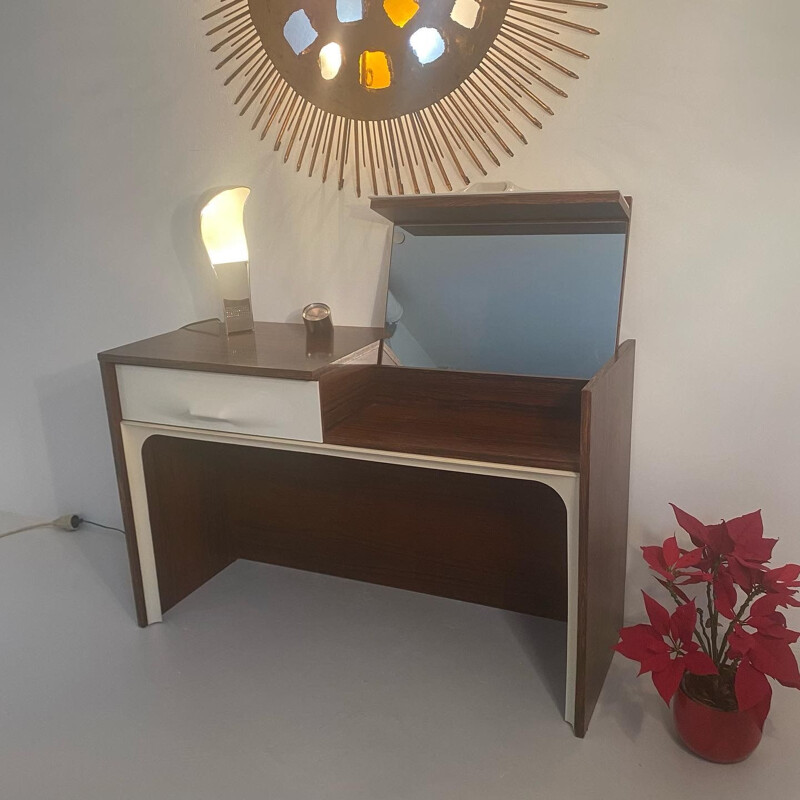 Vintage Df2000 dressing table by Raymond Loewy for Doubinsky, 1967