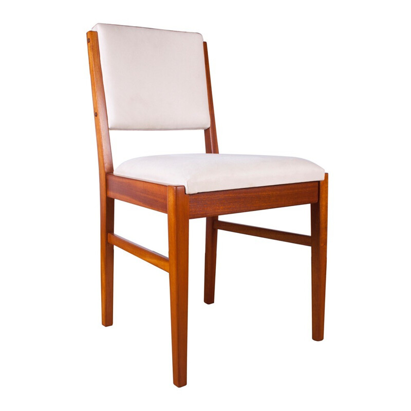Tischgruppe mit 6 Stühlen aus Tulpenholz, Gordon RUSSELL - 1950