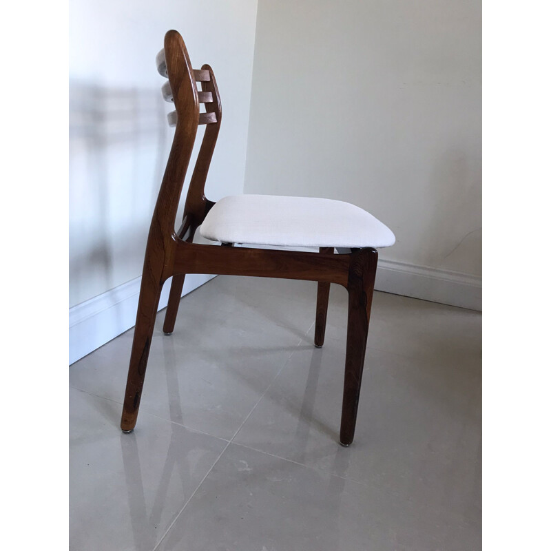 Set of 6 Danish vintage rosewood chairs by P.E. Jorgensen for Farso Stolefabrik