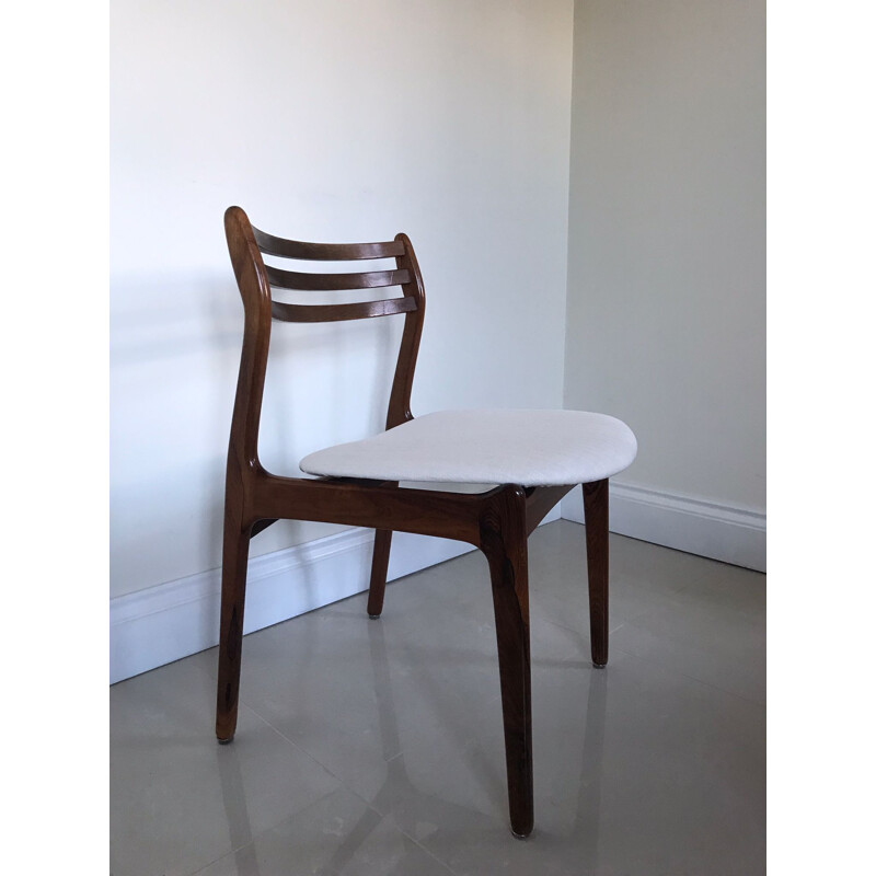 Set of 6 Danish vintage rosewood chairs by P.E. Jorgensen for Farso Stolefabrik