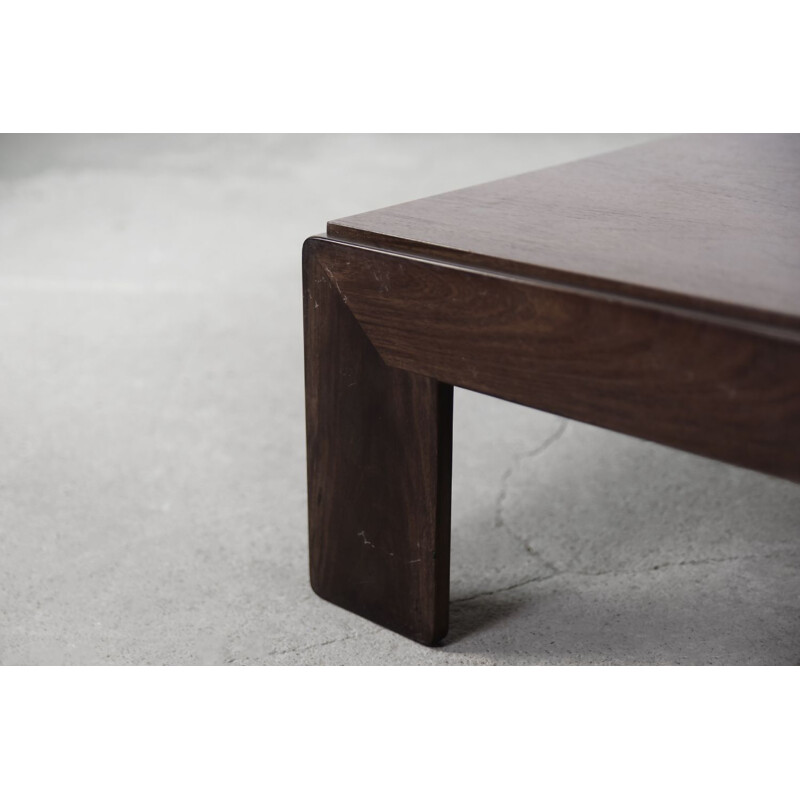 Vintage Bastiano teak coffee table by Tobia and Afra Scarpa for Gavina, 1960