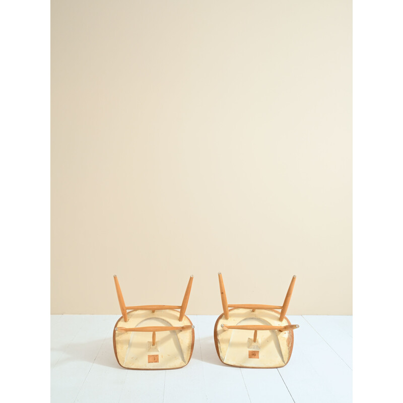 Paire de chaises scandinaves vintage " Mademoiselle " par Ilamari Tapiovaara, 1950-1960