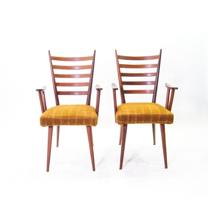 Set van 6 vintage ladderstoelen van Cees Braakman voor Pastoe, 1950