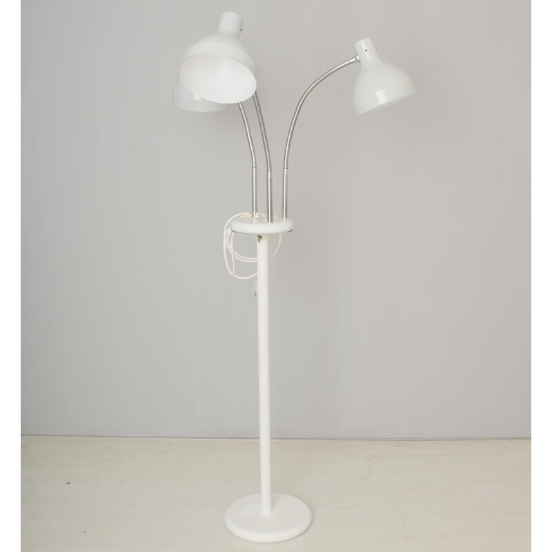 Lámpara de pie de metal de 3 brazos - 1960