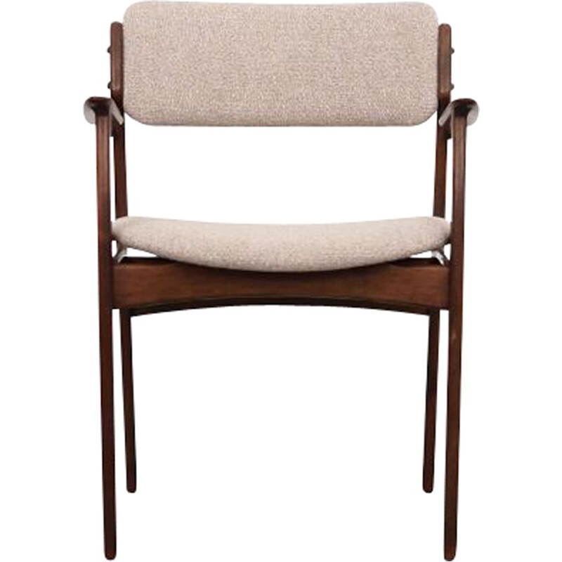 Silla vintage de nogal de Erik Buch, 1960