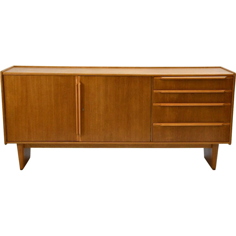 Vintage oakwood sideboard by Cees Braackman