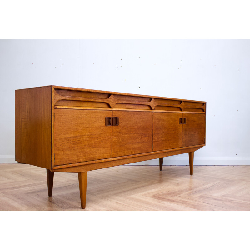 Vintage teak sideboard by Alfred Cox for Heal's, 1960s